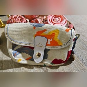 Dooney & Bourke Paint Splatter Graffiti Wristlet